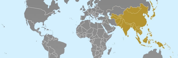 DOJ/OVT Interactive World Map - Asia