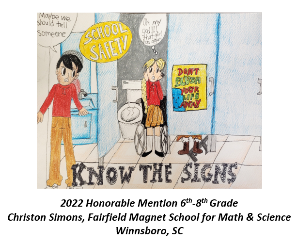 Christon Simons, Honorable Mention 6th-8th Grade