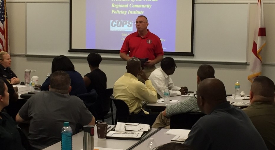 HCC Public Safety Training Director John Meeks welcomes students.