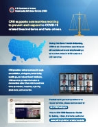 Image of CRS COVID-19 pandemic infographic