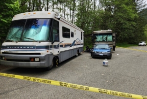 RVs where defendants lived and trafficked drugs