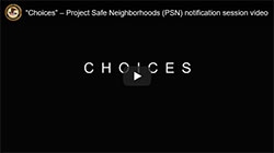 Image of the title card for the Choices PSN Video Image of the title card for the Choices PSN Video
