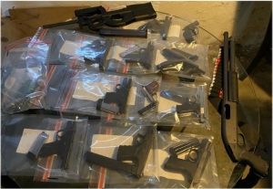 U.S. v Bates, et al - 14 firearms recovered