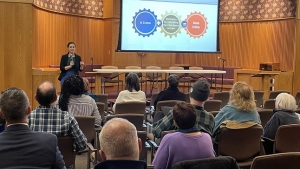 Assistant U.S. Attorney Amy R. Romero discusses the difference between incidents of hate and protection afford by free speech