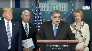 Attorney General Barr Speaks at White House Coronavirus Press Briefing 