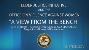 A Roundtable Discussion with Judges about Elder Abuse, Neglect, and Financial Exploitation