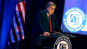 Attorney General Barr speaks at the 2019 National Association of Attorneys General (NAAG) Capital Forum