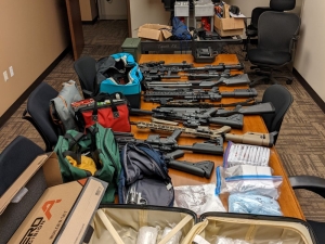 Drugs and guns seized
