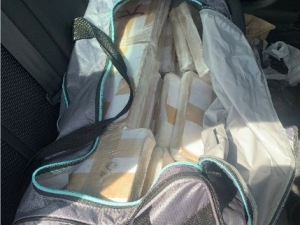 Packages of methamphetamine in duffel bag