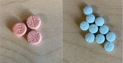 Counterfeit pills containing narcotics