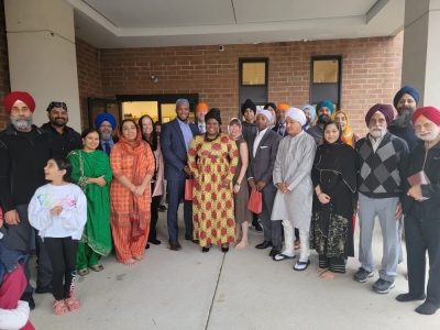 United Against Hate - Sikh Community Visit - Group Photo