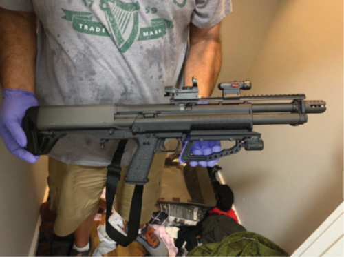 U.S. v. Carlos Estrella - Machine Gun Recovered from Residence