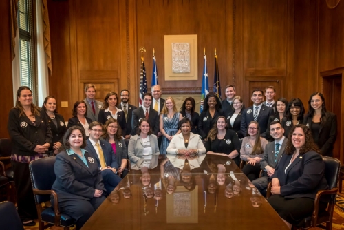 AG Lynch and AmeriCorps Director Basl with Elder JAC Lawyers