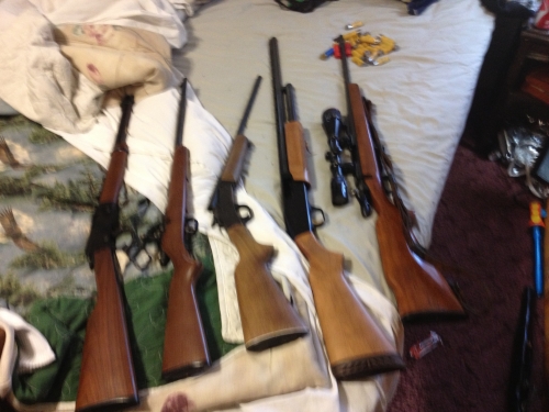 Firearms charged in Staples Case Firearms charged in Staples case