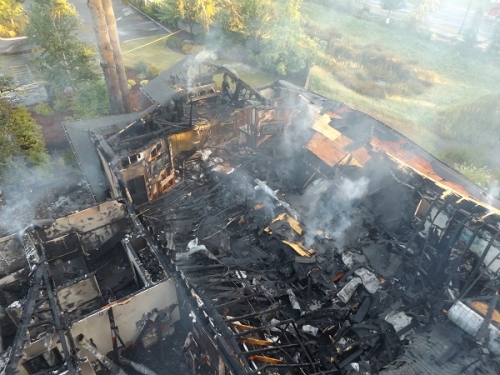 Fire destroys Olympia Jehovah's Witness Hall