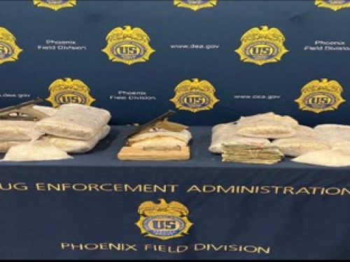 Photograph of drugs seized by DEA.
