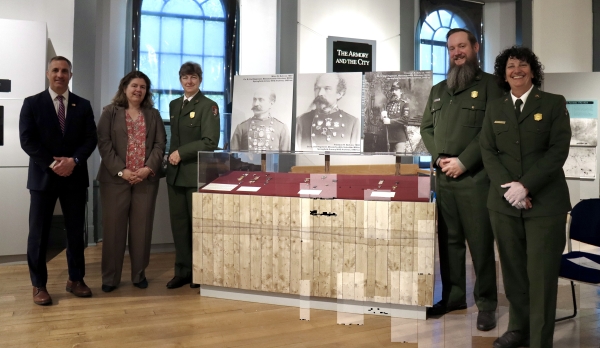 FBI, USAO, and NPS with marksmanship medals