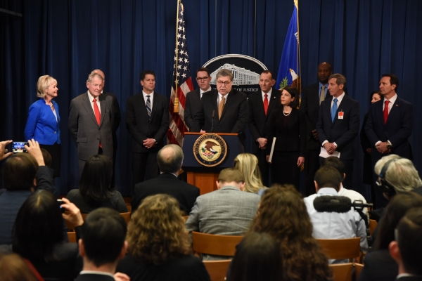 Attorney General William P. Barr and multiple law enforcement partners today announced the largest coordinated sweep of elder fraud cases in history.