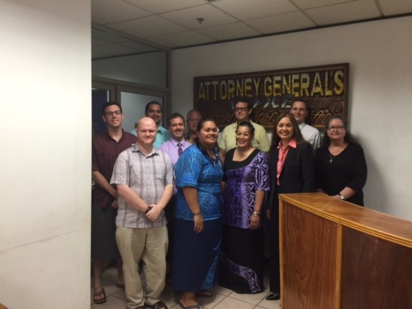 U.S. Attorney Limtiaco meeting with staff from the American Samoa Attorney General’s Office Picture of U.S. Attorney Limtiaco meeting with staff from the American Samoa Attorney General’s Office
