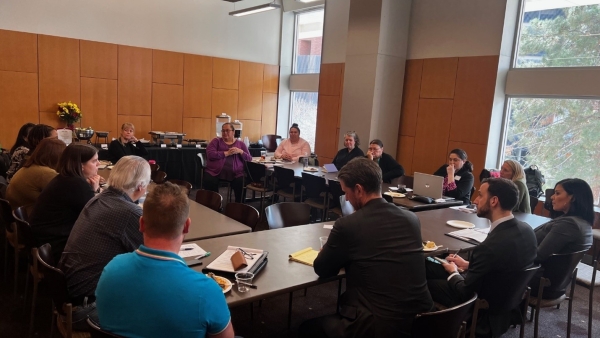 Director Rachel Rossi and ATJ staff met with legal services organizations about the significant challenges encountered in providing basic legal needs to the communities.