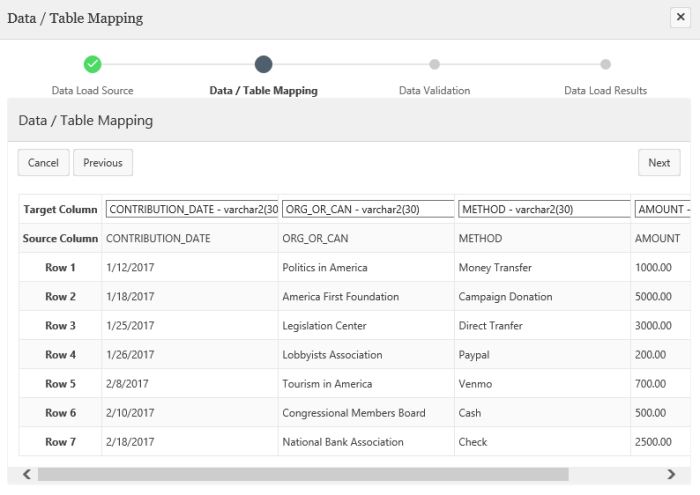 CSV Import Step 3 CSV Import Step 3