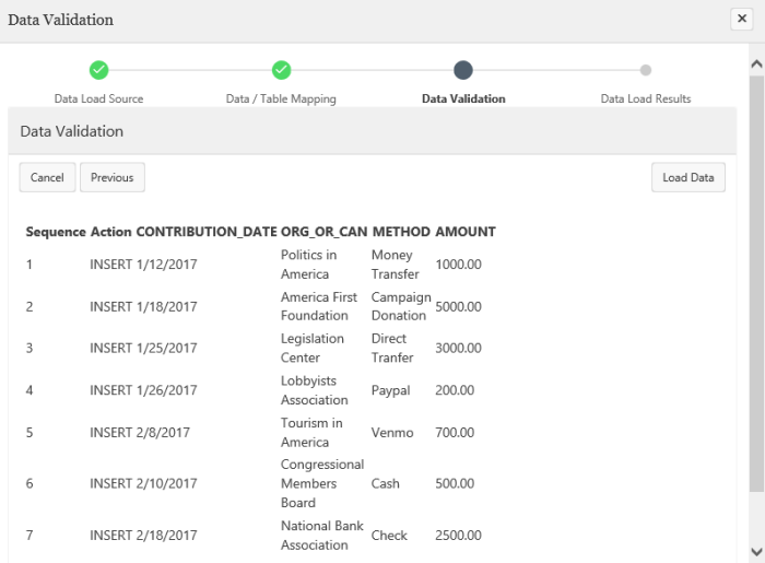 CSV Import Step 4 CSV Import Step 4