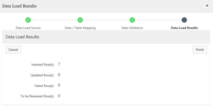 CSV Import Step 5 CSV Import Step 5
