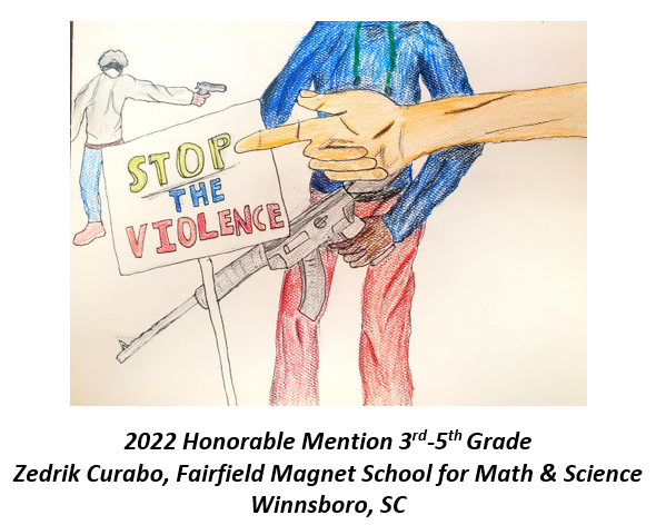 Zedrik Curabo, Honorable Mention 3rd-5th Grade Zedrik Curabo, Honorable Mention 3rd-5th Grade