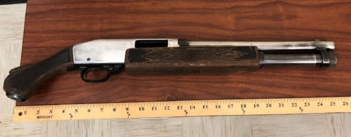 Shotgun with Shortened Barrel and Stock