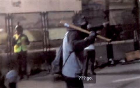 Horton shortly after assaulting a deputy U.S. Marshal.