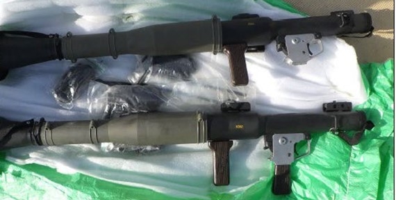 Iranian-made “RPG-7” type rocket launchers Iranian-made “RPG-7” type rocket launchers