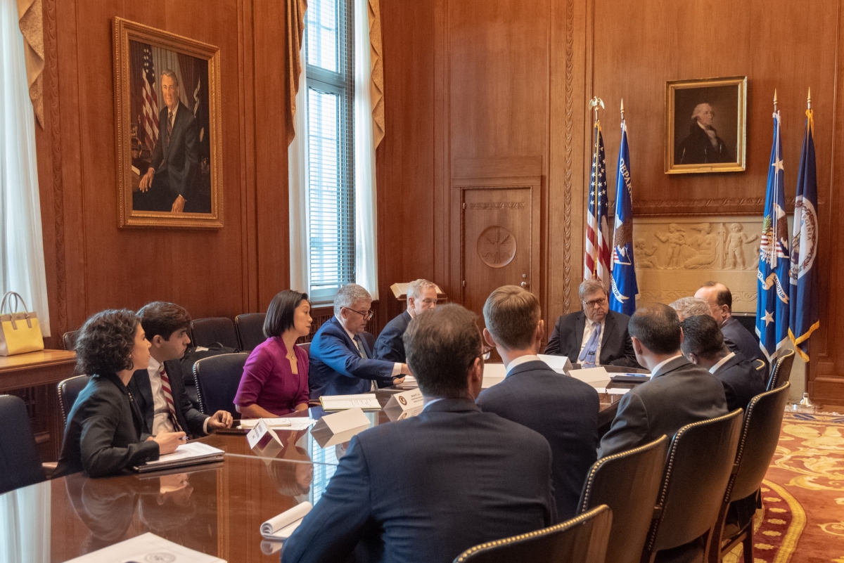 Attorney General Barr Meets with General Counsel to discuss Elder Abuse Attorney General Barr Meets with General Counsel to discuss Elder Abuse