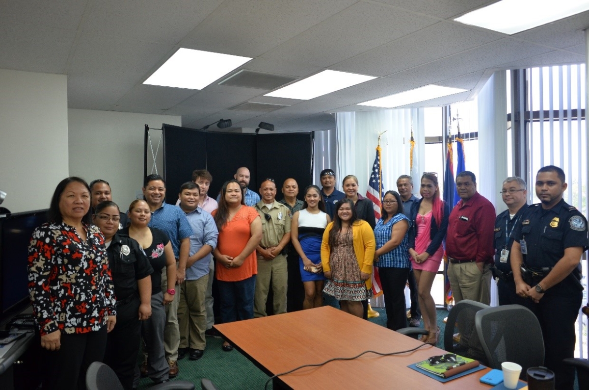 Picture of Roundtable Meeting with NMI LGBTQI Community Coalition, Law Enforcement, and Government Agency Heads 