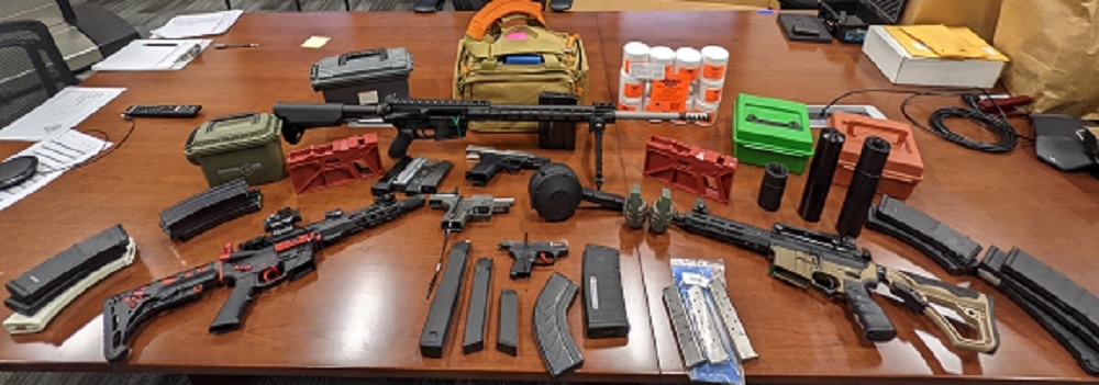 Guns seized Guns seized