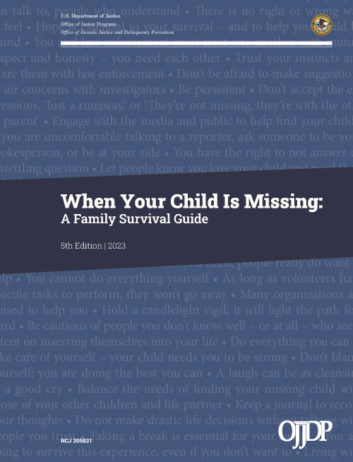 When Your Child Is Missing publication cover