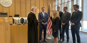 Ceremonial oath of office for U.S. Attorney Trina A. Higgins, District of Utah. 