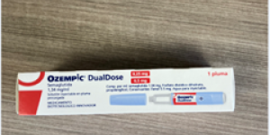 Photo of the packaging containing purported Ozempic mailed by the defendant