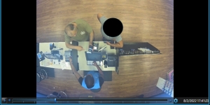 Alves and co-conspirator allegedly seen on Walmart surveillance video executing money transfer to a Brazilian national who was later encountered illegally entering the United States