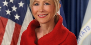 Photo of Acting United States Attorney Lisa G. Johnston. 