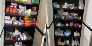 Large quantities of controlled substances and non-controlled prescription and/or misbranded drugs allegedly found during March 10th search of defendants’ black-market doctors’ office. In total, an estimated 8 kilos of controlled substances and tens of kilos of non-controlled drugs were allegedly recovered during investigation. 