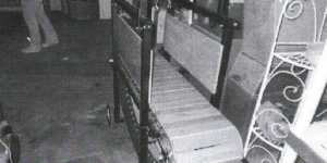 A treadmill used for exercising dogs.