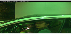 Photo of white Mercedes Benz and driver