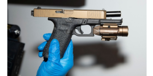 Photograph of firearm recovered from Andrade's bedroom