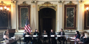 Legal Aid Interagency Roundtable (LAIR) met at the White House to discuss best practices for providing legal services to victims of human trafficking