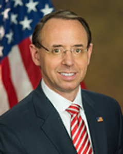 Deputy Attorney General Rod J. Rosenstein