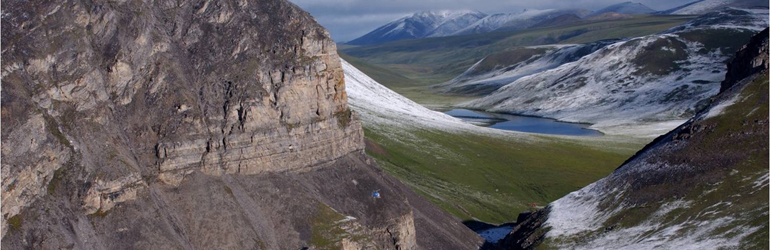 A scenic view Akmagolik Creek in northern Alaska. Courtesy of USGS.