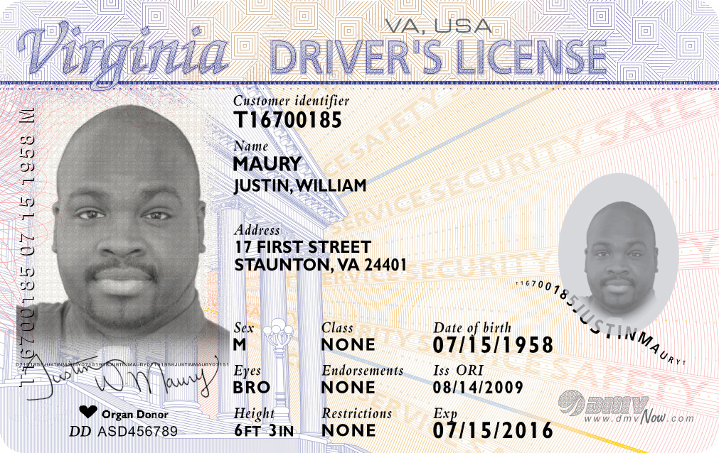 Virginia driver's license, ID card get new looks