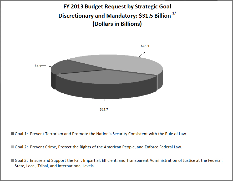 FY 2013 Budget Request by Strategic Goal