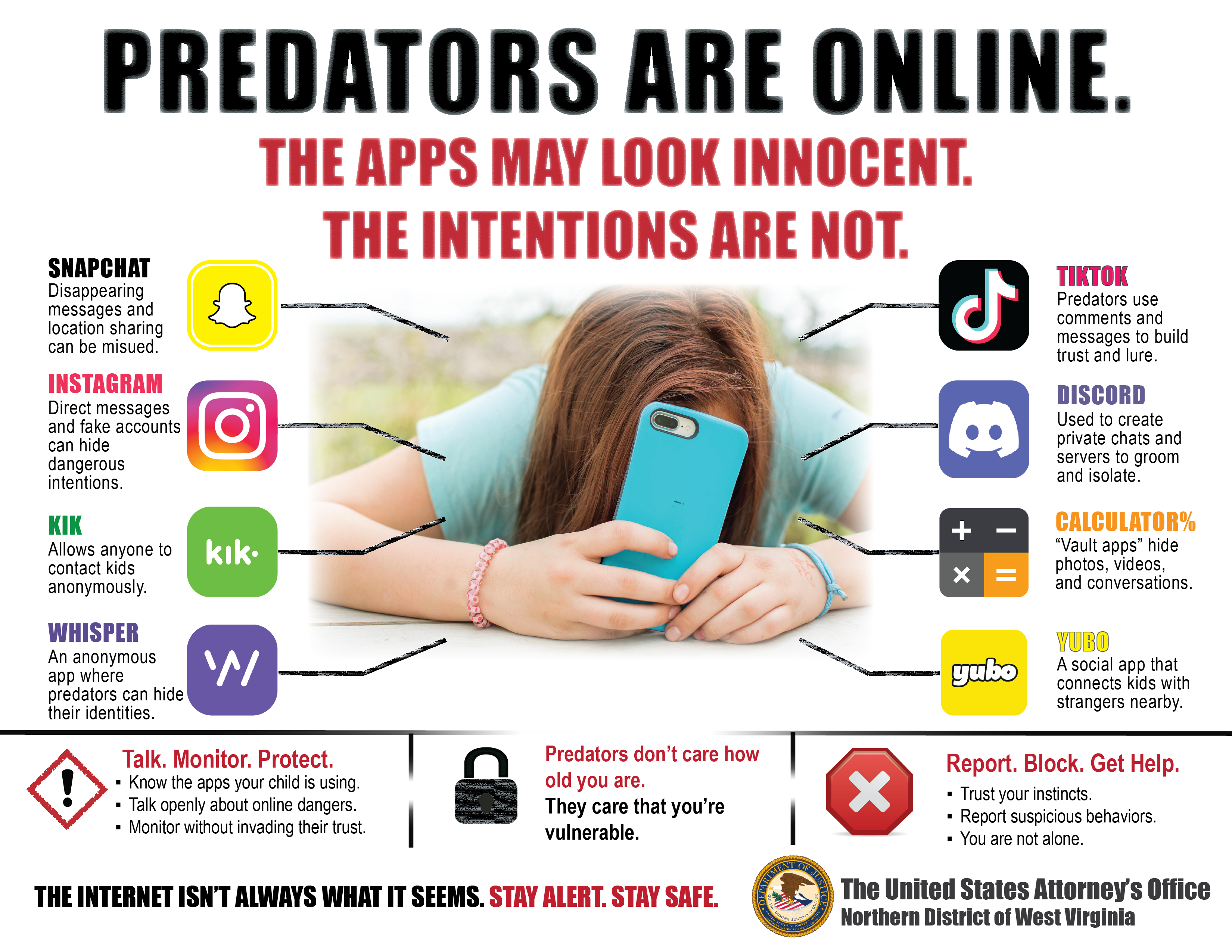 Predators are Online Flyer
