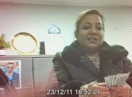 woman counting money